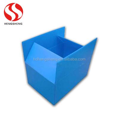 China Wholesale cheap price recyclable large capacity 6mm pp folding corrugated plastic box for sale