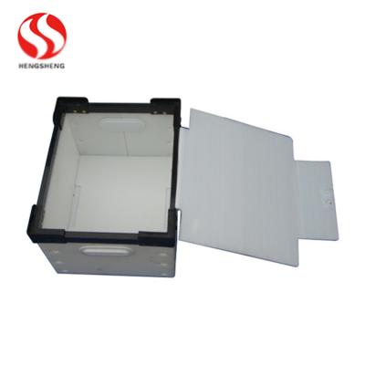 China danpla plastic corrugated round box hollow pp cavity corrugated plastic box pallet viable customized supplier for sale