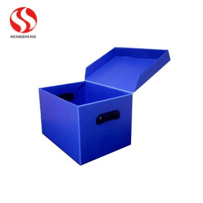 China Biodegradable hollow corrugated board packaging products pp plastic corflute board turnover box offer for sale