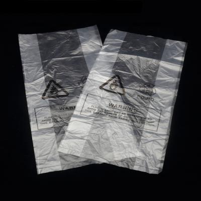 China Recyclable dustproof and moistureproof clear gusseted poly bag for sale