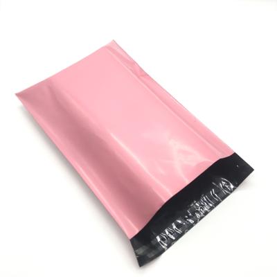 China Mailing Double Strip Mail Envelope Messenger Package Pink Poly Bag Eco Friendly for sale