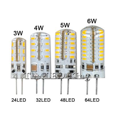 China Residential G4 LED 12V 220V 5W 9W AC/DC Led Lamp LED Bulb 2835SMD 24LED 48LED Spot Light 360 Beam Angle Spot Light Warranty Crystal Lamp Light for sale