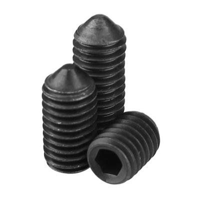 China Cheap Round M1.6-m20 12.9 Level Professional Manufacturing Hexagonal Socket Point Allen Grub Inner Hexagonal Tightening Set Screw for sale