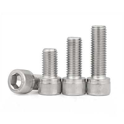 China Round Thread 304 Stainless Hex Socket Head Screw Bolt With ISO Certification 20*80 for sale