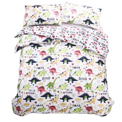 China Clean Design Duvet Cover Boy And Girl Comforter Cartoon Flat Sheet Cheap Bedding Set For Kids for sale