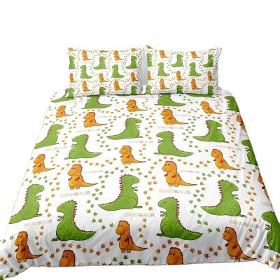 China Own Design Duvet Cover BOMCOM Factory Direct Dinosaur Series 3d Microfiber Set Duvet Cover for sale