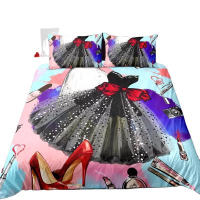 China Own Design Duvet Cover BOMCOM Good Quality Fashion Series 3d Design Bedding Set Duvet Cover Sets for sale