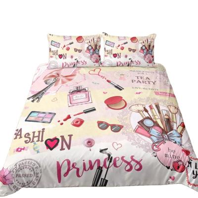 China Hot Own Design Duvet Cover BOMCOM Factory Sale Fashion Series King Bed Sets 3d Printed Bedding Set Queen Duvet Cover for sale