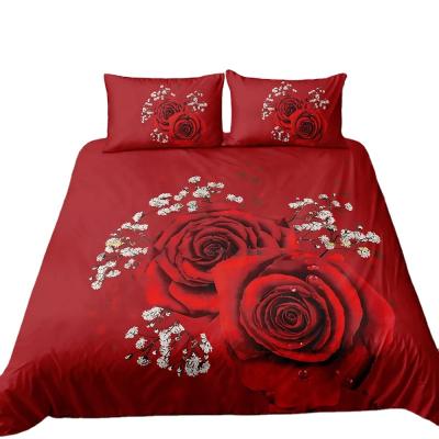 China Own Design Duvet Cover BOMCOM Factory Direct Supply Flower Series Set Single Duvets and Duvet Covers for sale