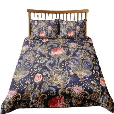 China Clean Design Duvet Cover BOMCOM Flower Series High Quality Bed Comforter Covers Queen Bedding Set 100% Cotton Duvet Cover for sale