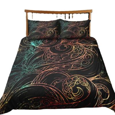 China Own Factory Made Design Duvet Cover BOMCOM Flower Series The Duvet Cover Hotel 3d Printing Duvet Set Cover for sale