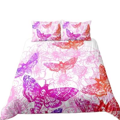 China Clean Design Quilt Cover BOMCOM Lepidoptera Series Comforter High Quality Fashion 3d Bedding Sets Custom Duvet Cover for sale