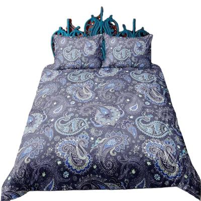 China Clean Design Quilt Cover BOMCOM Series Cotton Flat Sheet Bedding Set Hot Selling Colorful Duvet Cover With Zipper for sale