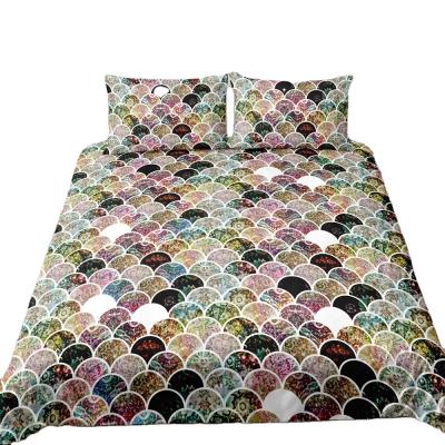 China Clean Design Cheap Colorful Comforter Quilt Cover BOMCOM Series Luxury Bedding Sets 100% Cotton Quilt Cover for sale