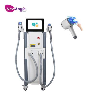 China Hair Removal Two Hands Working Professional Skin Rejuvenation Cooling System 20000000 TECH 808 Diode Laser Hair Removal 3 Wavelengths for sale