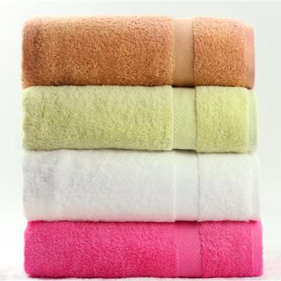 China New Home Trend 15 Colors Bath Towels Bright 100% Cotton High Quality QUICK DRY for sale