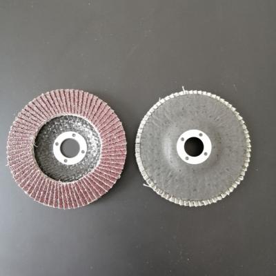 China fin sanding disc Chinese manufacturer 125 mm 4 inch 72 aluminum oxide flap abrasive disc T27 for sale