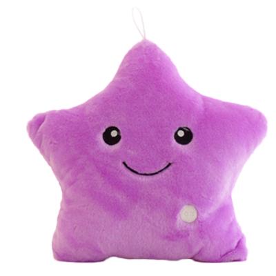 China Valentine Day Gift Colorful Twinkle Plush Star Plush Toys Stuffed LED Light Star Soft Stuffed Toys for sale