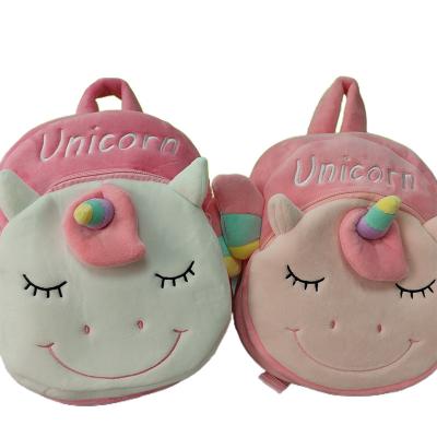 China Books Drop Shipping Kids Plush Stuffed Animal Back [Package Kawaii Unicorn School Backpack for sale