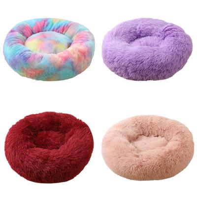 China Viable Wholesale Soft Luxury Plush Pet Cat Dog Waterloo Long Plush Bed From Manufacturer for sale