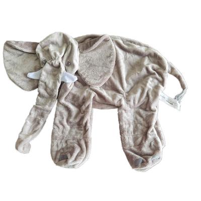 China Giant Stuffed Animal Cotton Plush Toy No pp Cotton Stuffed Animal Plush Skin Elephant Baby Sleeping Pillow Soft Skin for sale