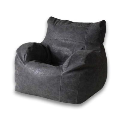 China Other Easy Seat Adults Bean Bag Chair Classic Faux Leather Sofa Bean Bags Armchair for sale