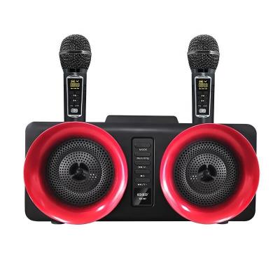 China No SD307 Desktop Speaker with Microphones KTV BT Family Wireless All-in-one Dual Speaker for sale