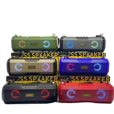 China Kimiso KMS-S5 LED flashing light top selling good quality portbale speaker rechargeable BT speaker for sale