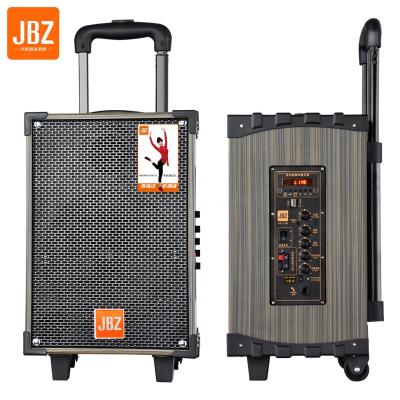 China Video Ancient God Series of Game JBZ 10 Inch BT Speaker Ne107 Outdoor Portable Trolley Speaker, Wooden Player for sale