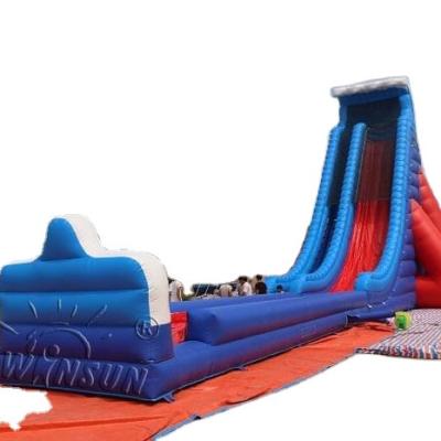 China PVC Outdoor Large Inflatable Slide For Kids Inflatables Dolphin Large Inflatable Water Slide Swimming Pool Water Slide for sale