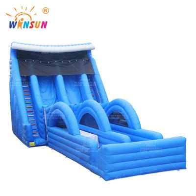 China Commercial PVC 18 Feet Large Inflatable Water Slide, Bouncers Jumping Castles Slide Inflatable For Adult Kids for sale