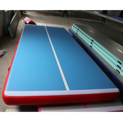 China Inflatable Gymnastics Mat Tumbling Track Air Gymnastics Mat for Yoga, Cheerleading, Fitness and Training for sale