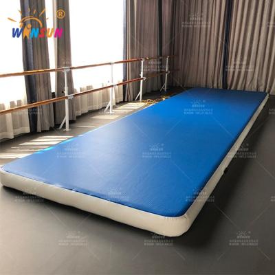 China Drop Stitch Fabric OEM Inflatable Air Track Gym Mat Yoga Mat 6m Air Track For Yoga Sport Airtrack Gymnastics Mat 13ft for sale