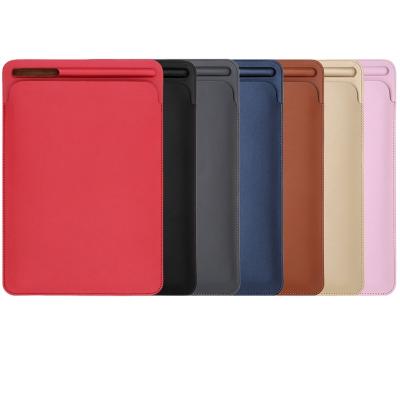 China iPad 9.7 2018 iPad 9.7 2018 9-11 inch PU Leather Vertical Tablet Sleeve Cases With Pencil Holder for sale