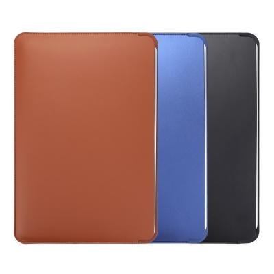 China Factory wholesale high quality PU leather laptop sleeve case for macbook pro 14 inch protective bags for sale