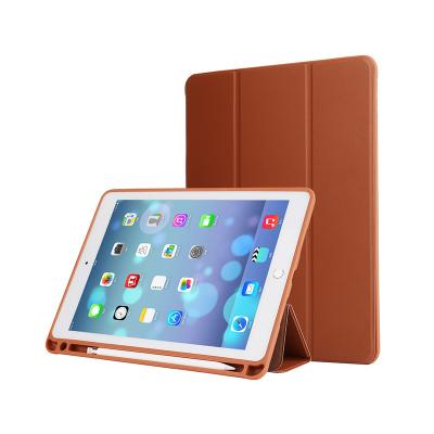 China iPad Pro 10.5 Student Use PU Leather Shockproof Case For iPad Pro iPad Case 10.5 Air With Pencil Holder for sale