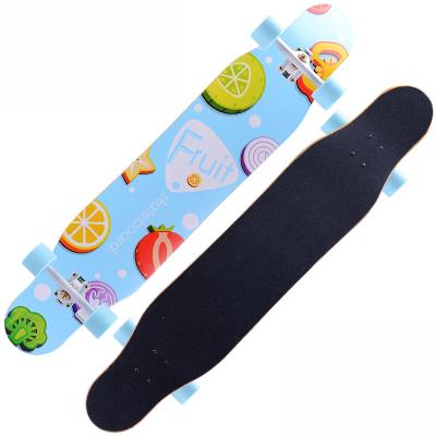 China Youth and adult dance board four wheel custom professional hot sale 9-layer maple board skateboard street canadian land for sale