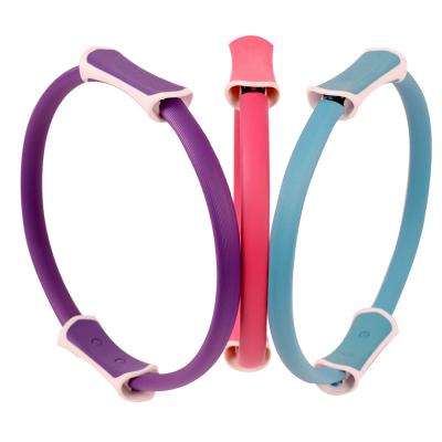 China Double Ring Indoor Pilates Magic Circle Yoga Fitness Grip Fitness Equipment Pilates Ring for sale