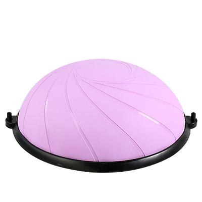 China Half Round Indoor Balance Indoor Balance Yoga Ball PVC Pilates Hemisphere Yoga Ball Home Fitness Gear Gym Exercise Equipment PVC Pilates Ball for sale