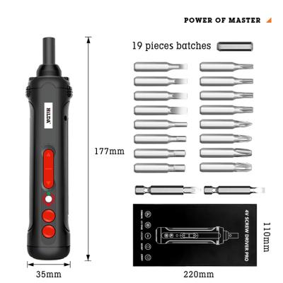 China Portable And Durable New Usb Rechargeable Lithium Battery Mini Cordless Electric Screw Driver 20210803 for sale