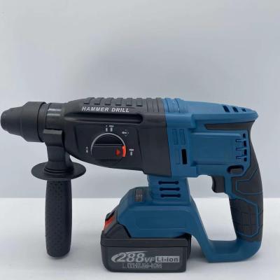 China 081701 Lithium Battery Charging Three Functional Impact Electric Cordless Rotary Hammer Drill for sale