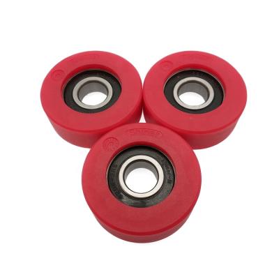 China menhaden escalator roller modern original chain 7025 red step roller for escalator for sale