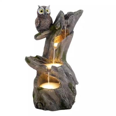 China Over 500 Style Designs Landscaping & Solar Decking Night Fountain Water Feature Animal For Garden Art for sale