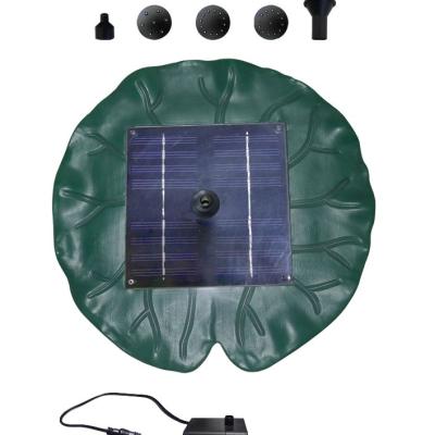 China Modern Portable Floating Solar Powered Water Pump with LED Lights for Bird Bath Garden Backyard Pond for sale