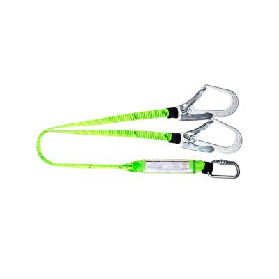 China Safety Devices Fall Protection Industrial Safety Harness Kit Use Shock Absorber Lanyard for sale