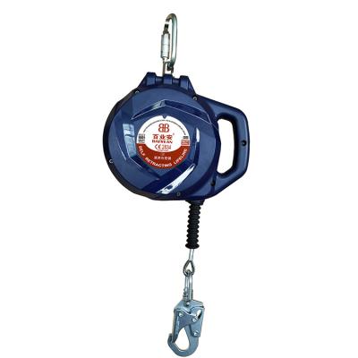 China The CE SRL-20 High Fall Interceptors steel of no. Tenacity Model SJD-RT20M-CE Swivel Hook 6M Self Retracting Lifeline for sale