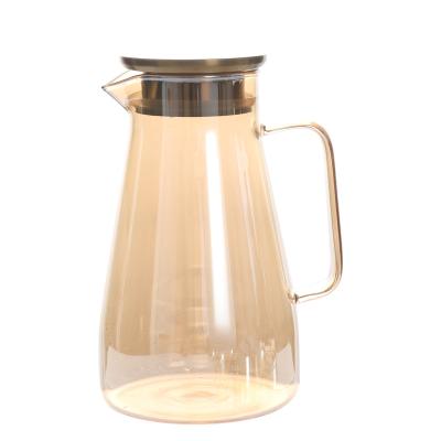 China Sustainable Pressure Spout Water Jug Water Pitcher With Cups Cup Holder for sale