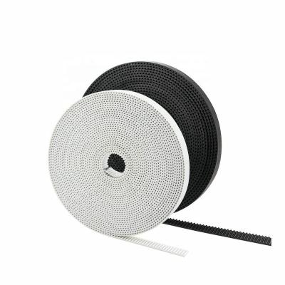 China Black And White Color 3D Printer Factory 6mm 9mm 10mm width100M One Open GT2 Roll Belt for sale