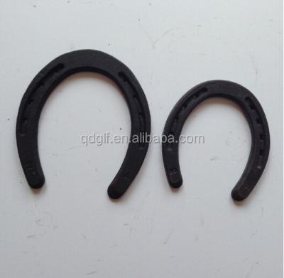 China Custom Equipment Iron Steel Aluminum Plastic Horseshoes For Play Horses for sale