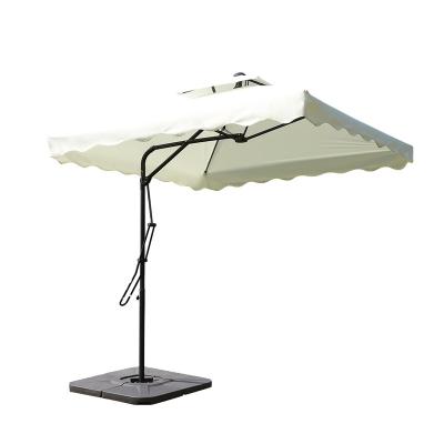 China European Garden Ornament Waterproof Outdoor Double Shade Top Roman Umbrella for sale